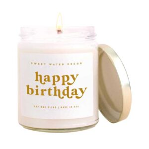 Sweet Water Decor Happy Birthday Candle