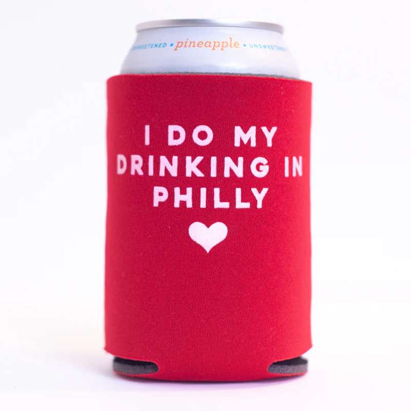 "I do my drinking in Philly" red coolie