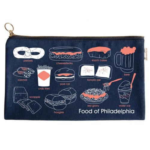 Philly-Foods-Zippered-Pouch